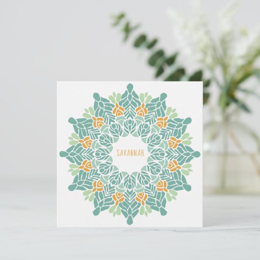 Das hast du Got Karte (Stehend Vorderseite)