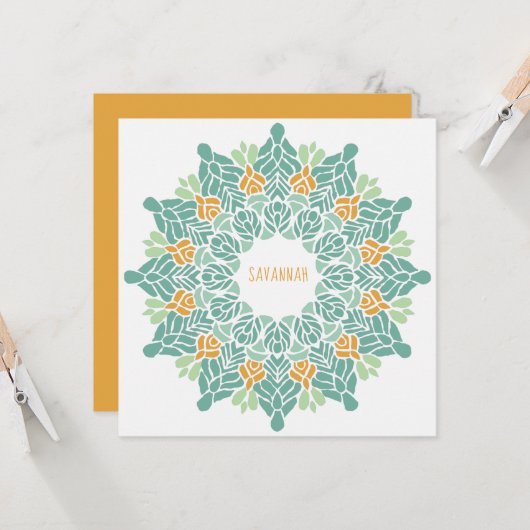 Das hast du Got Karte (Vorderseite/Rückseite Beispiel)