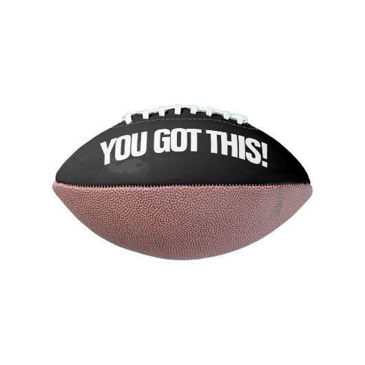 Das hast du Got! personalisiertes Mini-Fußball-Ges Football (Gedreht 90)