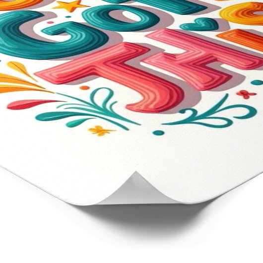 Das hast du Got! Poster (Ecke)