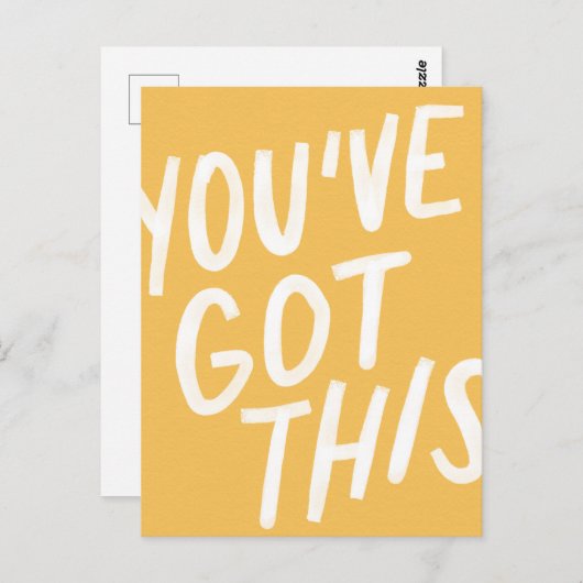 Das hast du Got Postkarte (Vorne/Hinten)