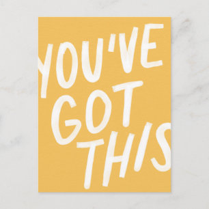 Das hast du Got Postkarte