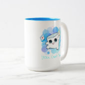 Das hast du Got! Zweifarbige Tasse (VorderseiteRechts)