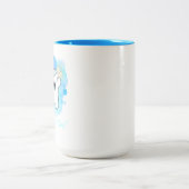 Das hast du Got! Zweifarbige Tasse (Mittel)