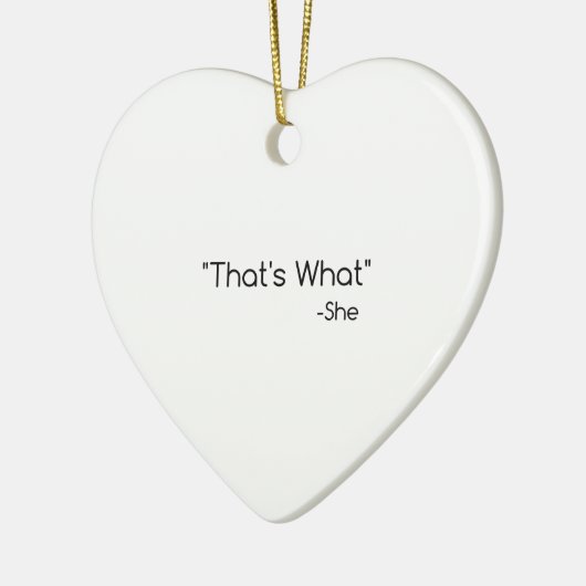 Das hat sie gesagt keramik ornament (Links)