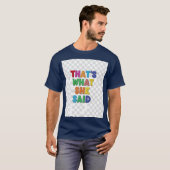 Das hat sie gesagt, T - Shirt (Vorne ganz)