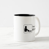 Das hat sie gesagt zweifarbige tasse (VorderseiteRechts)