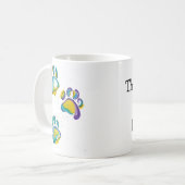 Das hat wahrscheinlich Katzenhaare - Tasse (Vorderseite Links)