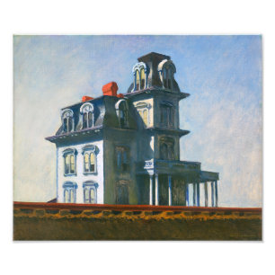 Das Haus am Eisenbahngleis Edward Hopper Fotodruck