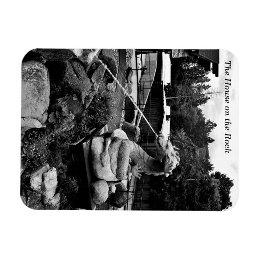 Das Haus am Felsen Magnet (Horizontal)