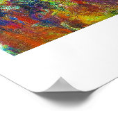 Das Haus aus dem Rose-Garten Claude Monet Poster (Ecke)