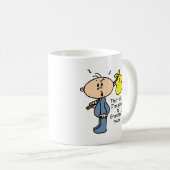 Das Haus-Baby der Großmutter (BLAU) Kaffeetasse (VorderseiteRechts)