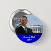 das Haus-Button Obama Button (Vorne & Hinten)