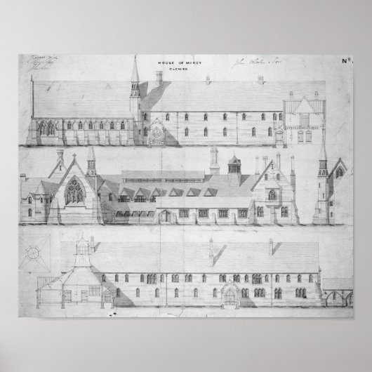 Das Haus der Gnade, Clewer, c.1853 Poster (Vorne)