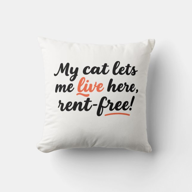 Das Haus der Katzen Kissen (Vorderseite)