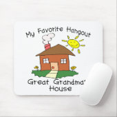 Das Haus der Lieblingstreffpunkt-großen Großmutter Mousepad (Mit Mouse)
