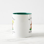 Das Haus der Lieblingstreffpunkt-großen Großmutter Zweifarbige Tasse (Mittel)