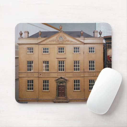 Das Haus der Puppe, neoklassische Adam-Art, c.1810 Mousepad (Mit Mouse)