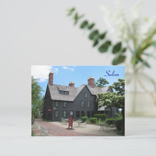 Das Haus der sieben Gabel Postkarte (Stehend Vorderseite)