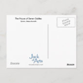 Das Haus der sieben Gables Postkarte (Rückseite)