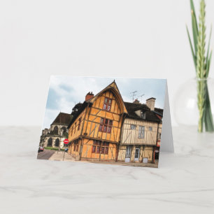 Das Haus des Delphins in Troyes Frankreich Grußkar Karte
