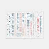 Das Haus des Großvaters ordnet Fleece-Decke an Fleecedecke (Vorderseite (Horizontal))