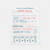 Das Haus des Großvaters ordnet Fleece-Decke an Fleecedecke (Vorderseite)