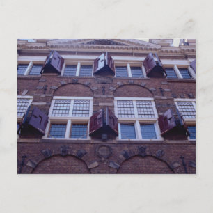 Das Haus des holländischen Malers Rembrandt in Am Postkarte