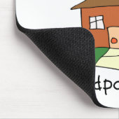 Das Haus des Lieblingstreffpunkt-Großvaters Mousepad (Ecke)