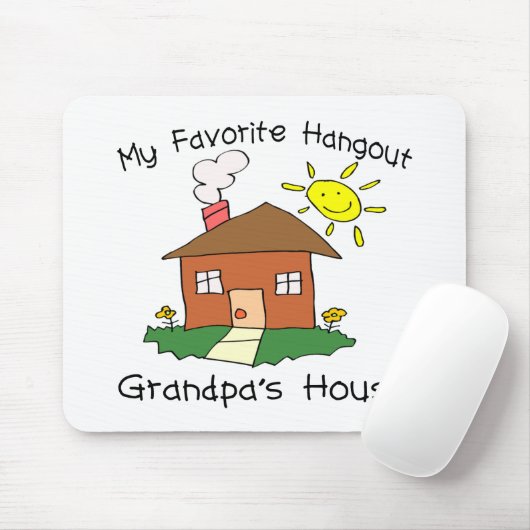 Das Haus des Lieblingstreffpunkt-Großvaters Mousepad (Mit Mouse)