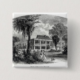 Das Haus des Pflanzers auf dem Mississippi Button