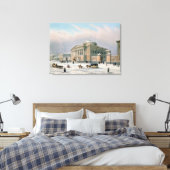 Das Haus des Tutorial Council in Moskau Leinwanddruck (Insitu (Schlafzimmer))