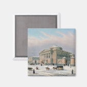 Das Haus des Tutorial Council in Moskau Magnet (Vorderseite/Rückseite)