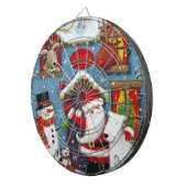 Das Haus des Weihnachtsmanns Dartscheibe (Vorderseite rechts)