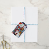 Das Haus des Weihnachtsmanns Geschenkanhänger (Mit Garn)