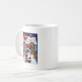 Das Haus des Weihnachtsmanns Kaffeetasse (Vorderseite Links)