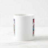 Das Haus des Weihnachtsmanns Kaffeetasse (Mittel)