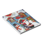 Das Haus des Weihnachtsmanns Notizblock (angewinkelt)