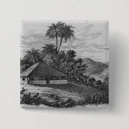 Das Haus eines Pflanzers in Brasilien Button (Vorderseite)