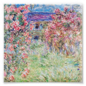 Das Haus in der Rose von Claude Monet, Fotodruck (Vorne)