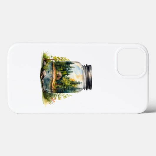 Das Haus in einem Glas Glas Case-Mate iPhone Hülle (Rückseite (Horizontal))