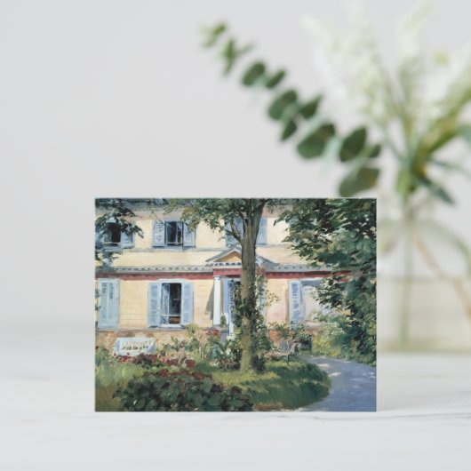 Das Haus in Rueil | Édouard Manet Postkarte (Stehend Vorderseite)