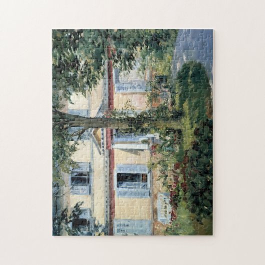 Das Haus in Rueil | Édouard Manet Puzzle (Vertikal)