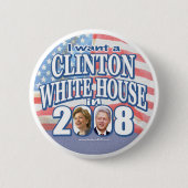 das Haus-Knopf Clintons Button (Vorderseite)