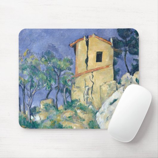 Das Haus mit knackigen Mauern Paul Cezanne Post Im Mousepad (Mit Mouse)