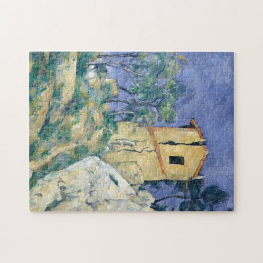 Das Haus mit knackigen Mauern Paul Cezanne Post Im Puzzle (Horizontal)