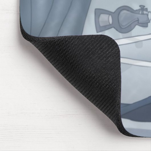 "Das Haus" Mousepad überschwemmend (Ecke)