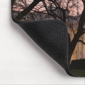 das Haus-Nachtszene Mousepad (Ecke)