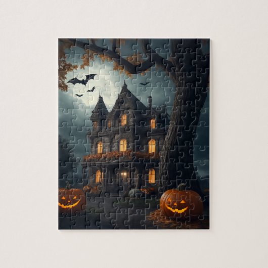 Das Haus neben dem Baum des Toten Puzzle (Vertikal)