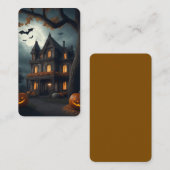 Das Haus neben dem Lesezeichen des Toden Visitenkarte (Vorne/Hinten)